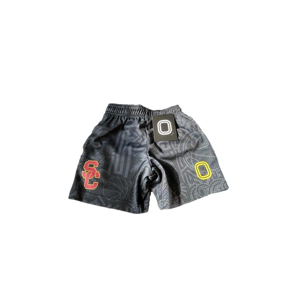 USC‎ X Overtime Unisex Black Palm Short Size Youth Small H94